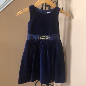 Gymboree girls velvet dress
